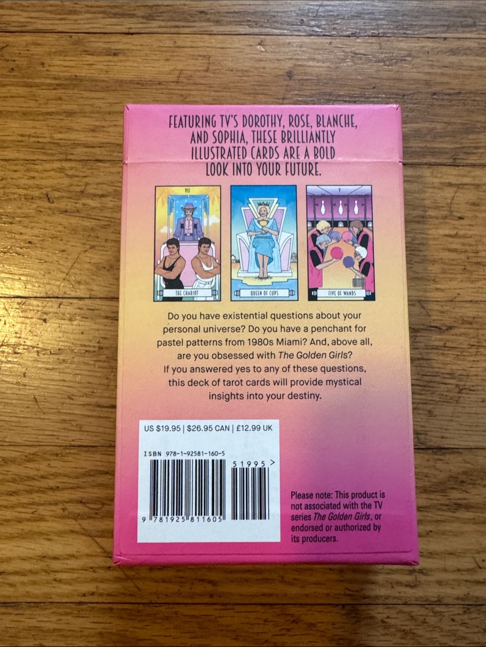 NIB! The Golden Girls Tarot Cards - Picture 3 of 3